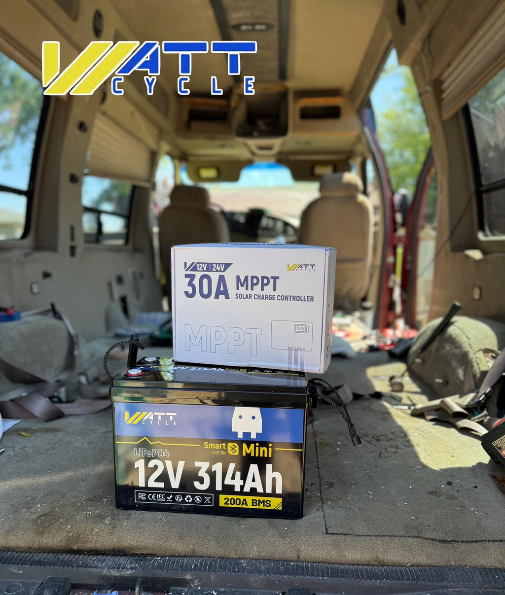 12V 314Ah MINI Bluetooth LiFePO4 Battery | 200A BMS | 4019Wh